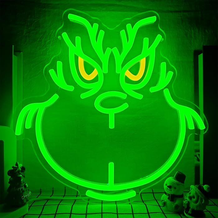 Christmas Neon Sign for Wall Decor Christmas Led Sign Dimmable Christmas Neon Light Sign for Home... | Amazon (US)
