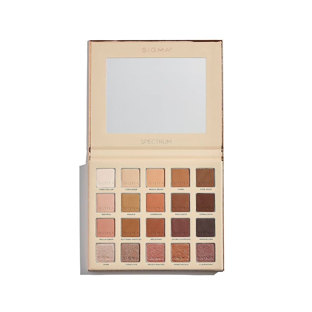 Spectrum Eyeshadow Palette - 20 Neutral Eyeshadow Shades in Matte, Shimmer and Metalic Finishes -... | Amazon (US)