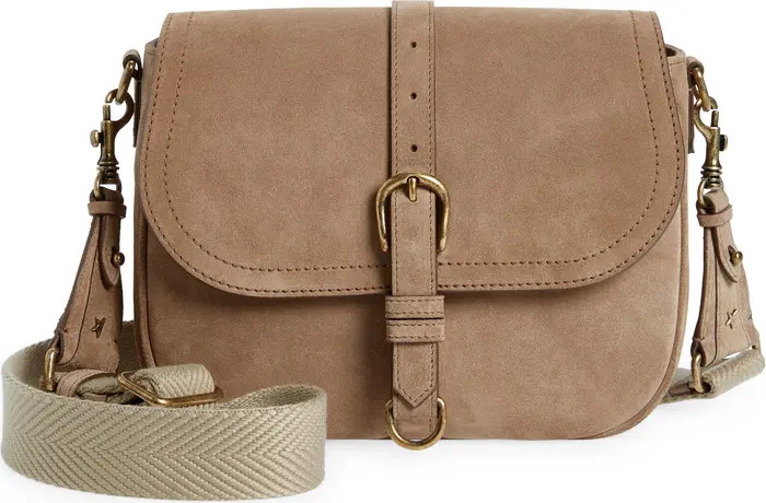 Medium Sally Suede Shoulder Bag | Nordstrom