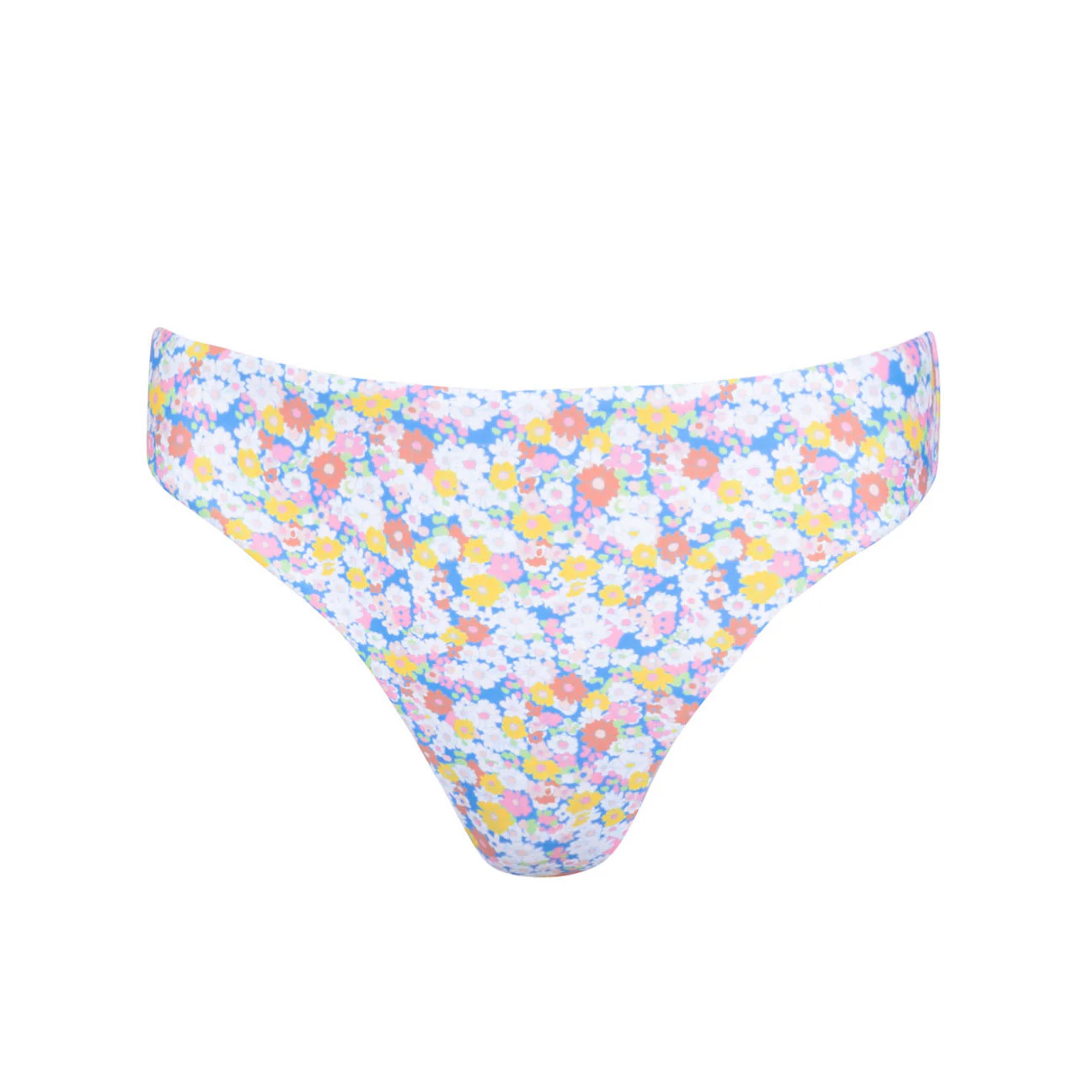 women's jasmine blossom mid rise bikini bottom | Minnow