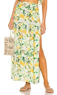 PQ Mila Skirt in Lemons from Revolve.com | Revolve Clothing (Global)