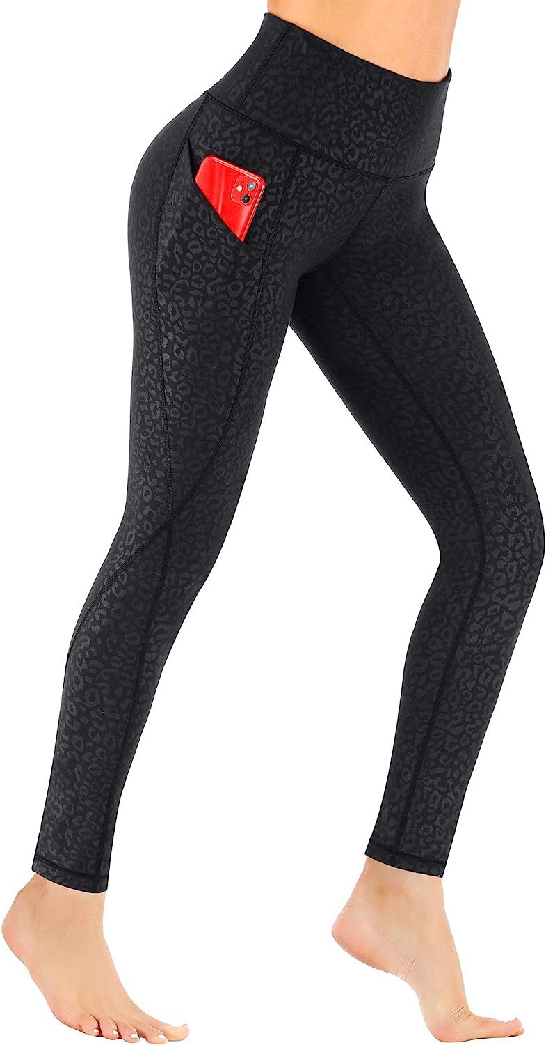Ewedoos Yoga Leggings with Pockets - Printed Yoga Pants for Women, High Waist Tummy Control Non S... | Amazon (US)