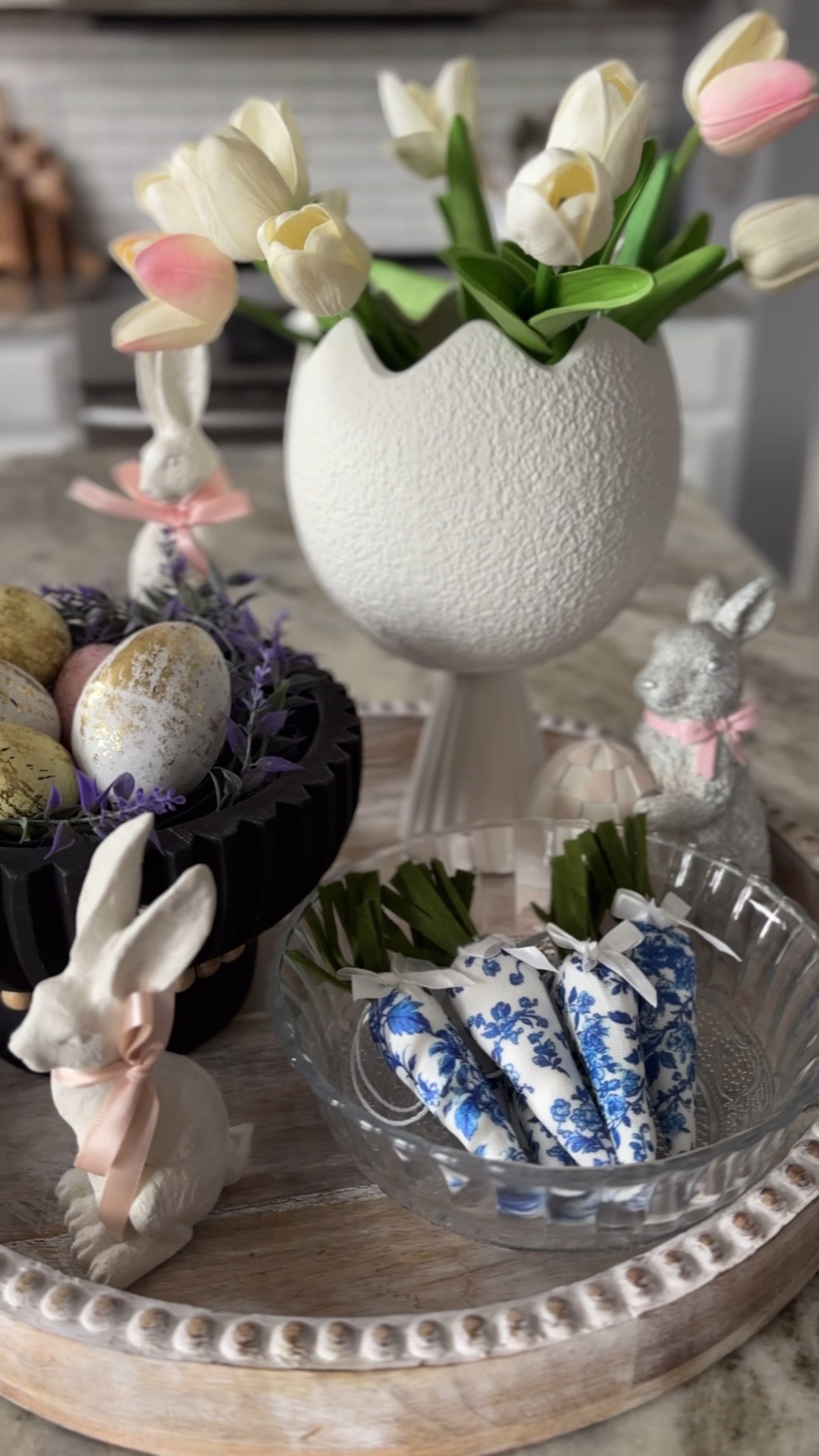 Simple spring centerpiece 🐣🌷
I’m obsessed with this textured cracked egg vase paired with the sweetest little fabric carrots it’s giving cozy cottage spring in the best way. The best part? It literally takes 5 minutes to style, but instantly elevates your space and brings in those warm, happy spring vibes.

Comment “Spring” & I’ll send you the links straight to your inbox 🫶🏻









.
.
.
.
.
#springvibes #springdecor #seasonaldecor #easterdecor #eastercenterpiece 

#LTKSpringSale #LTKSeasonal #LTKHome