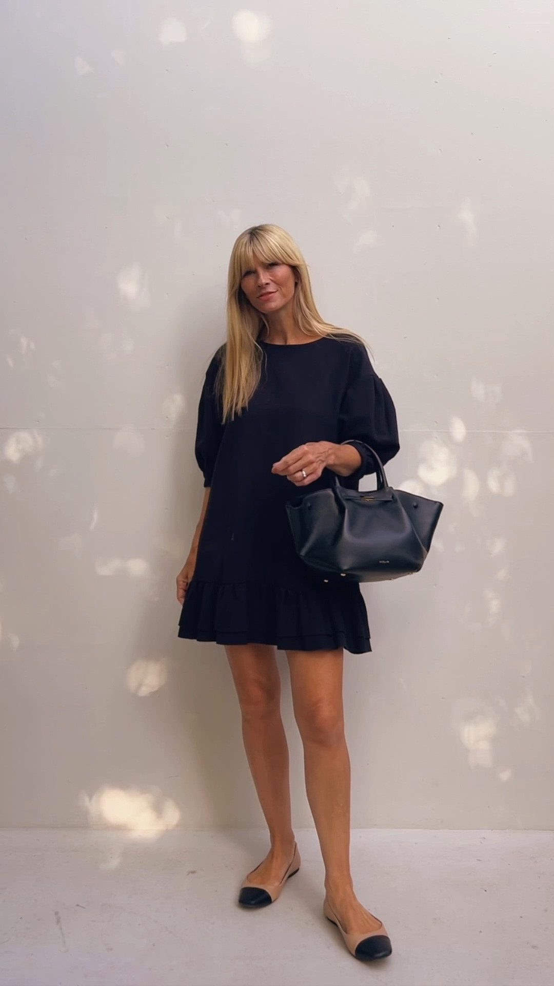 3 effortless outfit ideas transitional - Black dress, ballet flats two toned, handbag black leather tote, blazer, Tank, flats, Handbag brown clutch crossbody, blue Jeans, denim shorts, t-shirt, bag, sandals brown 

#LTKeurope #LTKstyletip #LTKSeasonal