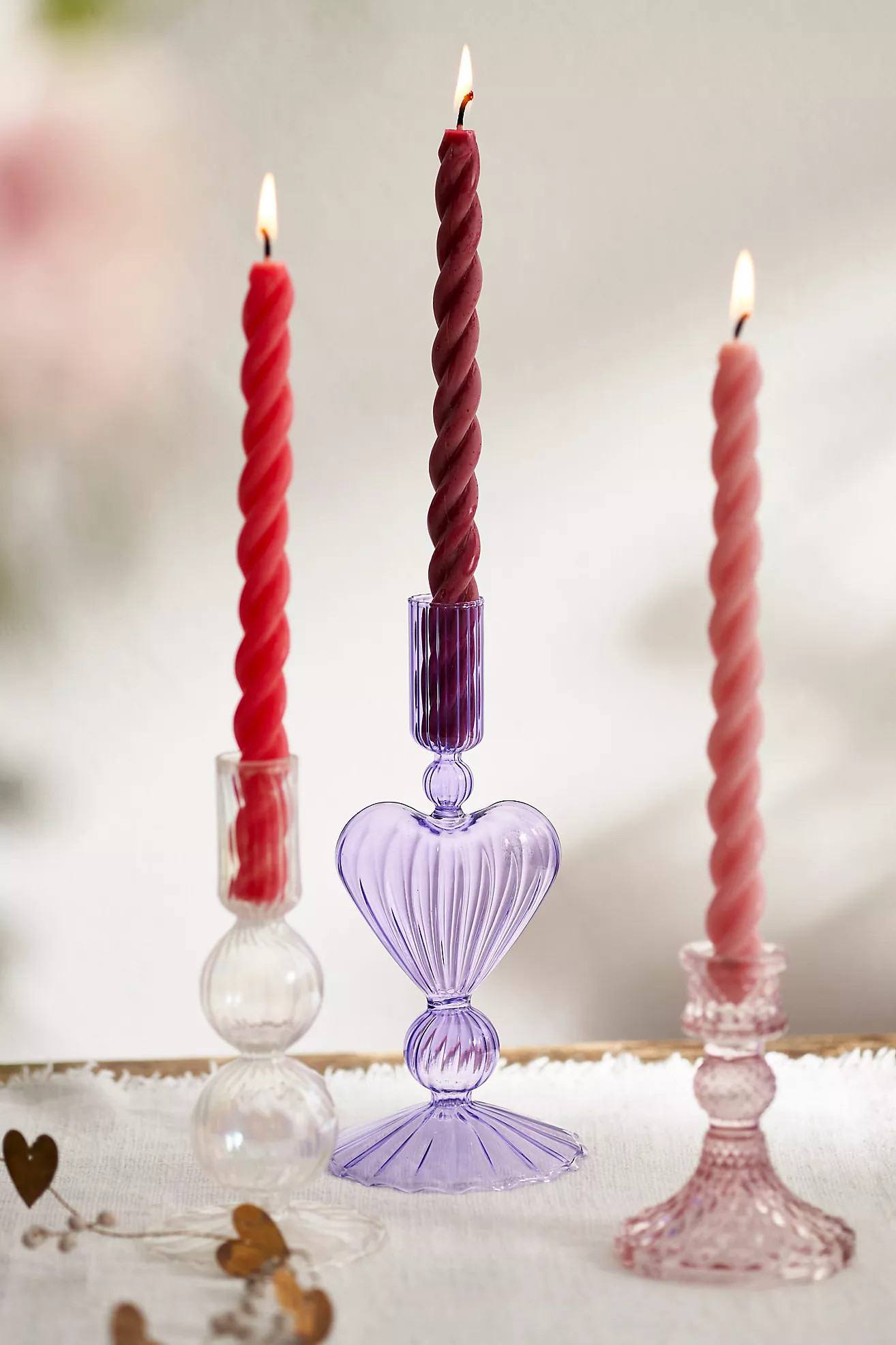 Twisty Tapers, Set of 3 Pinks | Anthropologie (US)