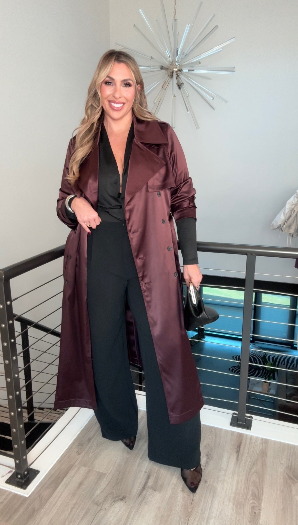Holiday Midsize Look

Burgundy satin jacket (stunning) size XL

target trousers size 14L (I size up for my hip/thighs to avoid tugging) I also linked a pair from amazon I love, my size is XL Long. 

Bodysuit size XL

mesh heels very comfortable.

belt & bag linked 

#LTKStyleTip #LTKMidsize #LTKHoliday