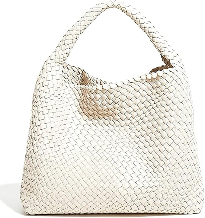 Woven Tote Bag for Women with Purse, Fashion Shoulder Hobo Underarm Bags, Large Woven Handmade Wo... | Amazon (US)