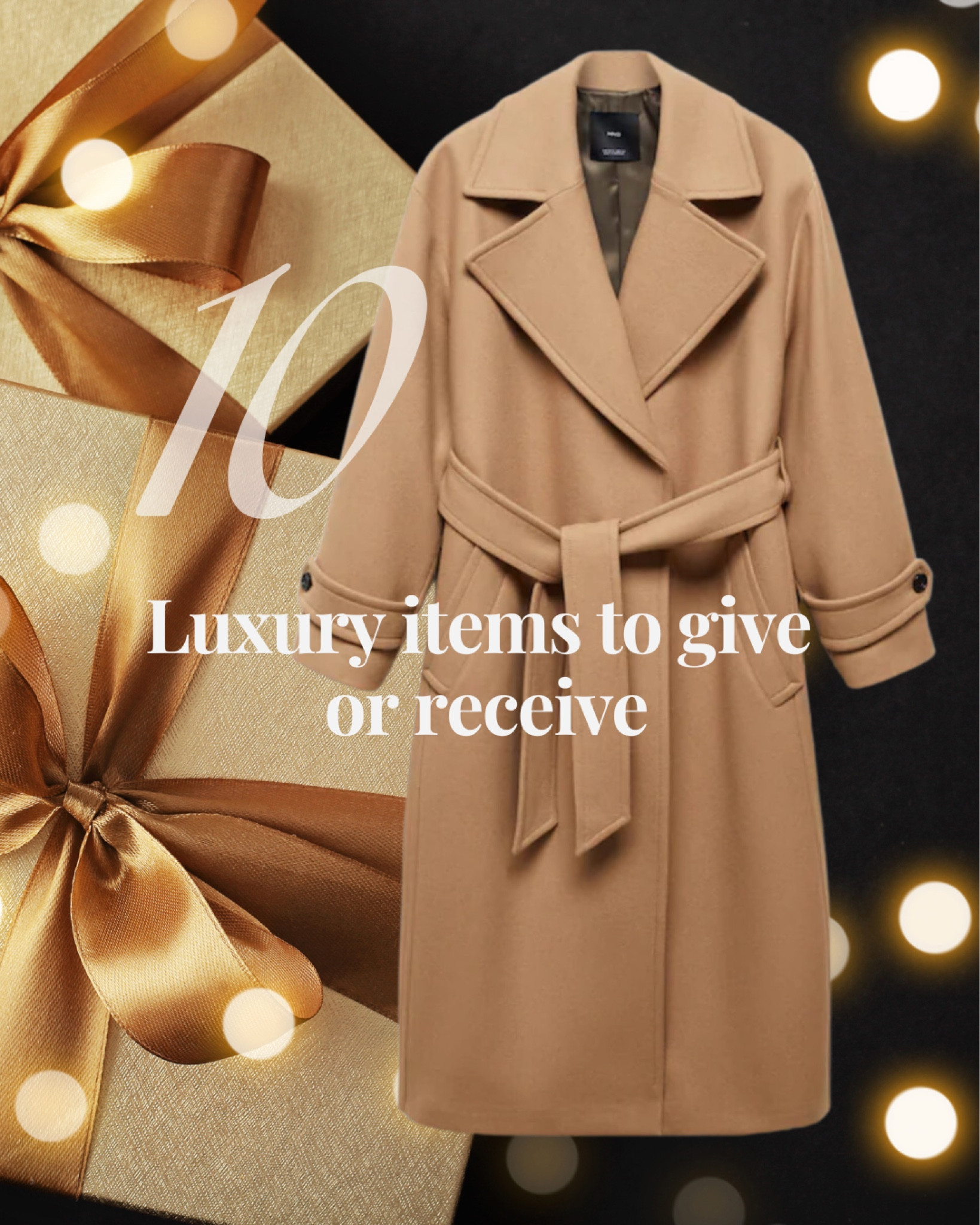 Best luxury gifts to give or receive 

#LTKCyberWeek #LTKover40 #LTKHoliday
