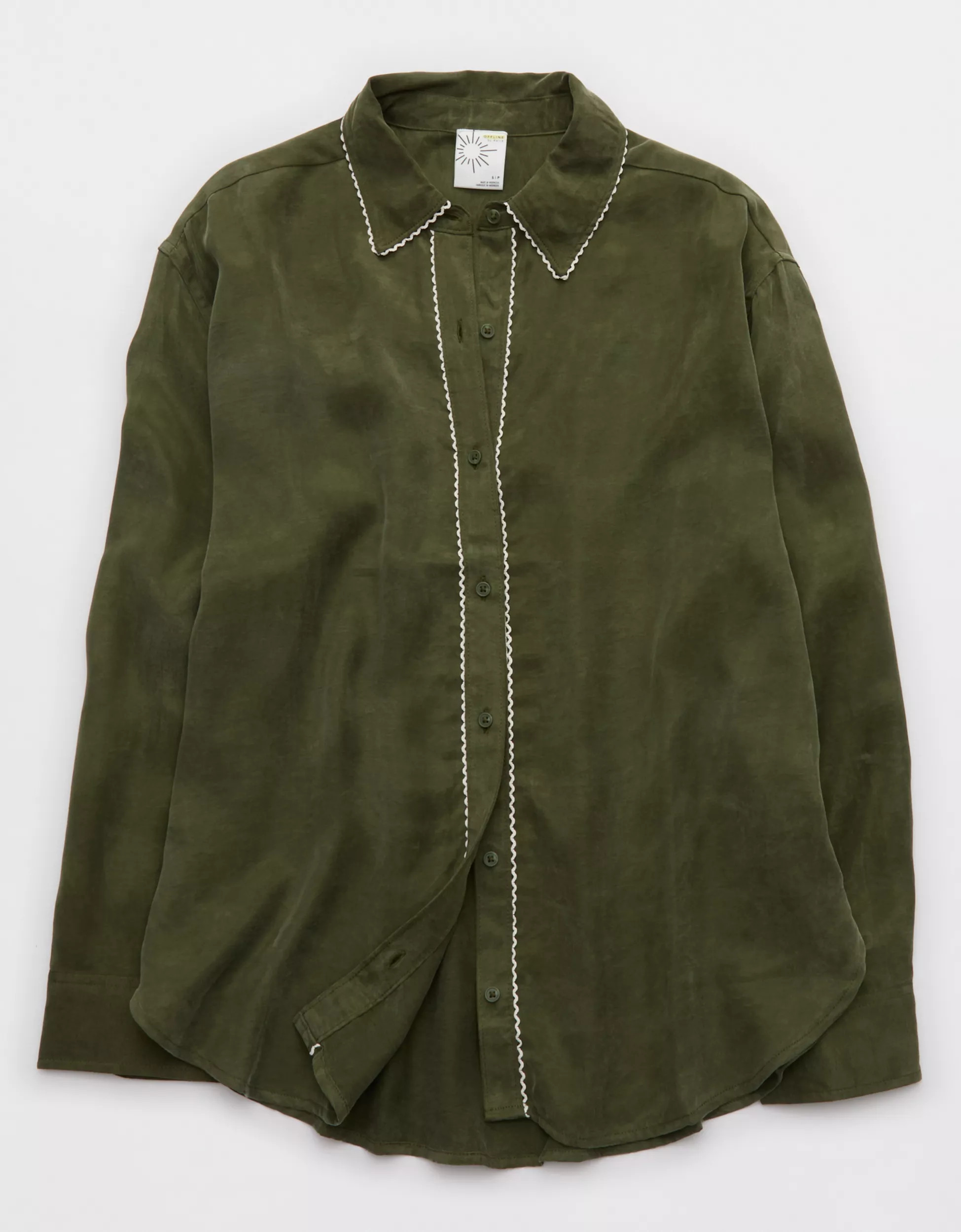 OFFLINE By Aerie You're So Smooth Button Up Shirt | Aerie