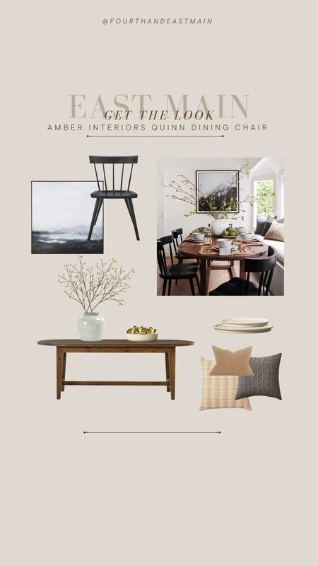 get the look // amber interiors dining space look for less 

#LTKhome