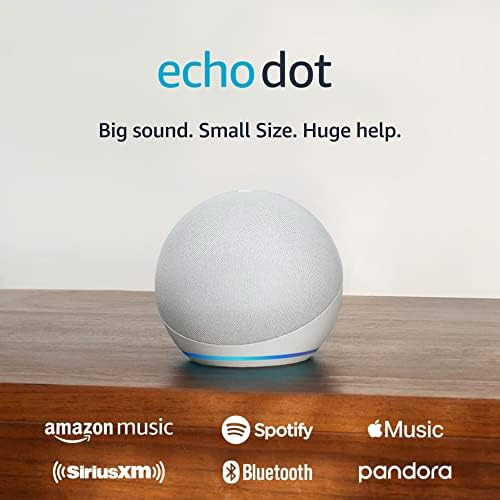 Echo Dot (5th Gen, 2022 release) | With bigger vibrant sound, helpful routines and Alexa | Glacie... | Amazon (US)