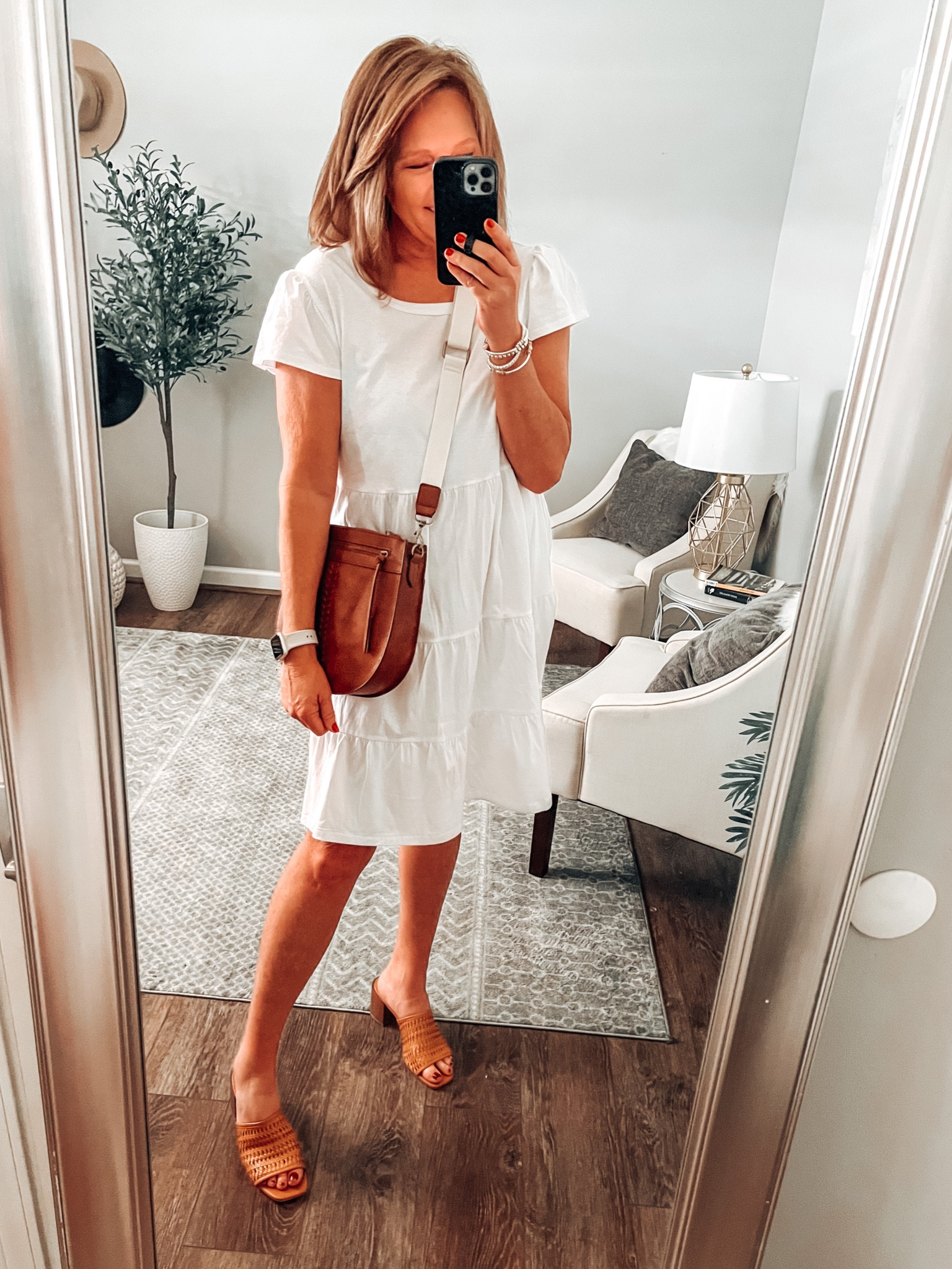 Time and Tru white knit dress on sale for $10. Material is thick enough not to see through. More colors, fits relaxed, wearing a Med. Time and Tru sandals and handbags. More colors, see below for more favorites! #walmartpartner

#walmartfashion #walmart @walmart @walmartfashion white dress, Walmart finds, Walmart dresses, summer dresses, casual dresses, ootd, sale

#LTKsalealert #LTKstyletip #LTKunder50