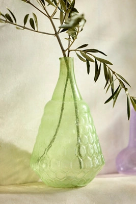 Fish Scale Recycled Glass Vase | Anthropologie (US)