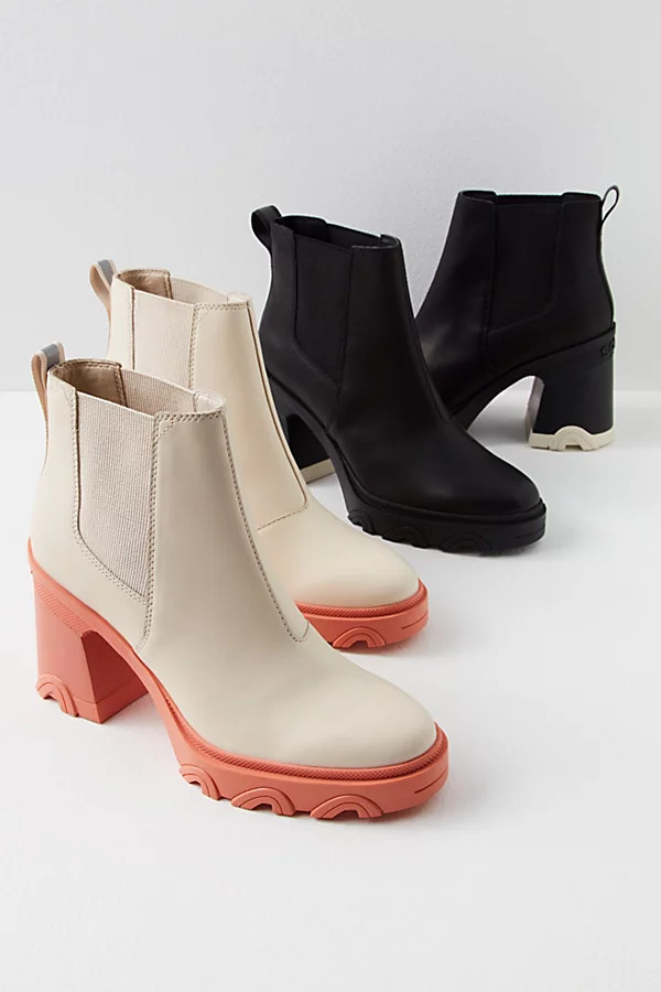Brex Heel Chelsea Boots by Sorel at Free People, Black, US 7.5 | Free People (Global - UK&FR Excluded)