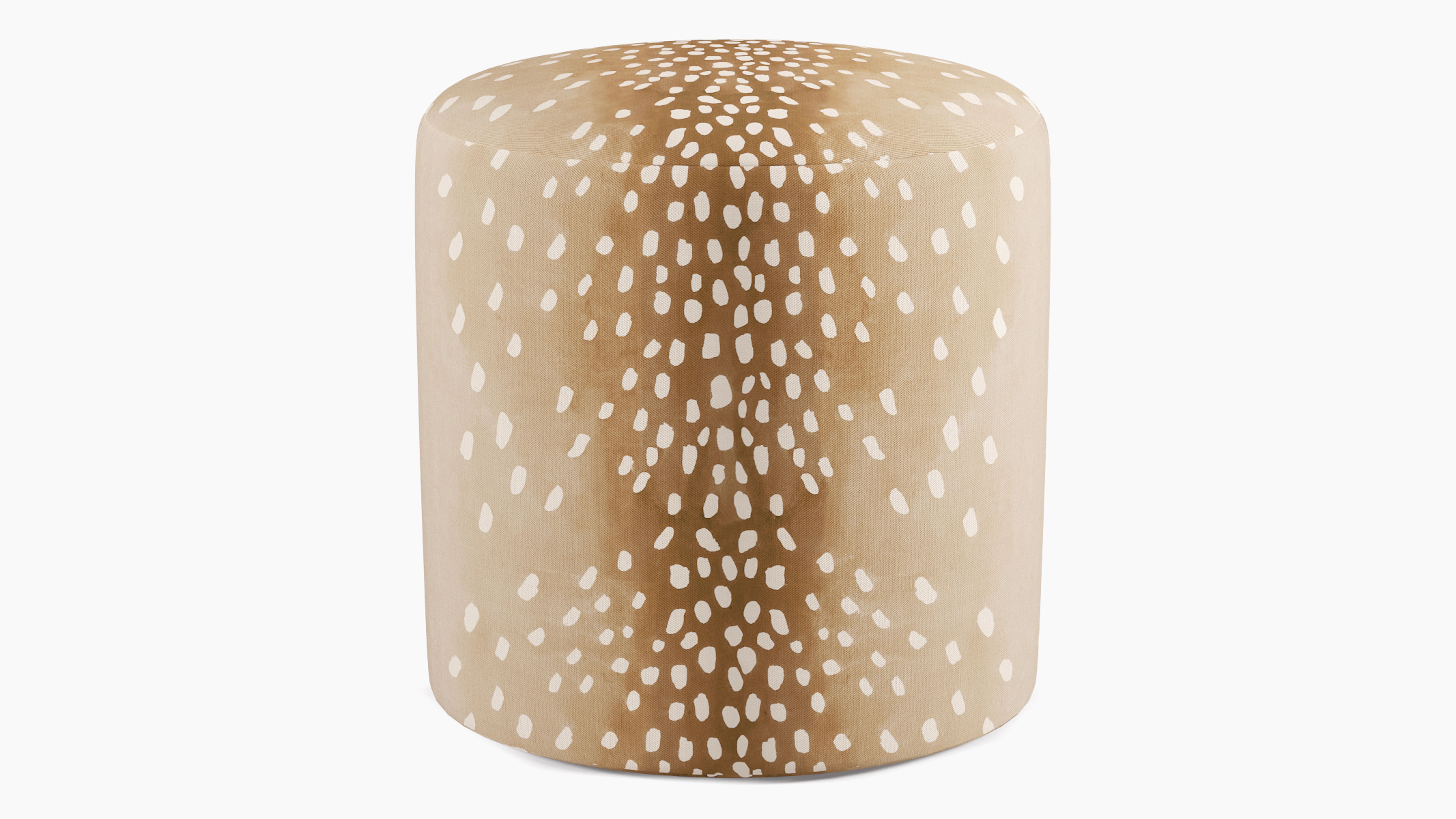 Drum Ottoman | Fawn | The Inside