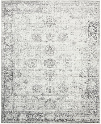 Bayshore Home Basha Bas1 Gray 8' x 10' Area Rug - Macy's | Macys (US)
