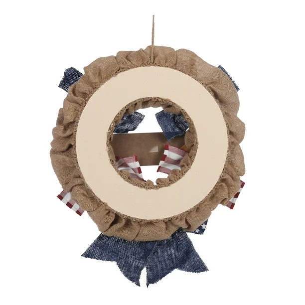 Fourth of July Welcome Sign Wreath, 18 inches , Red/White/Blue -Way to Celebrate | Walmart (US)