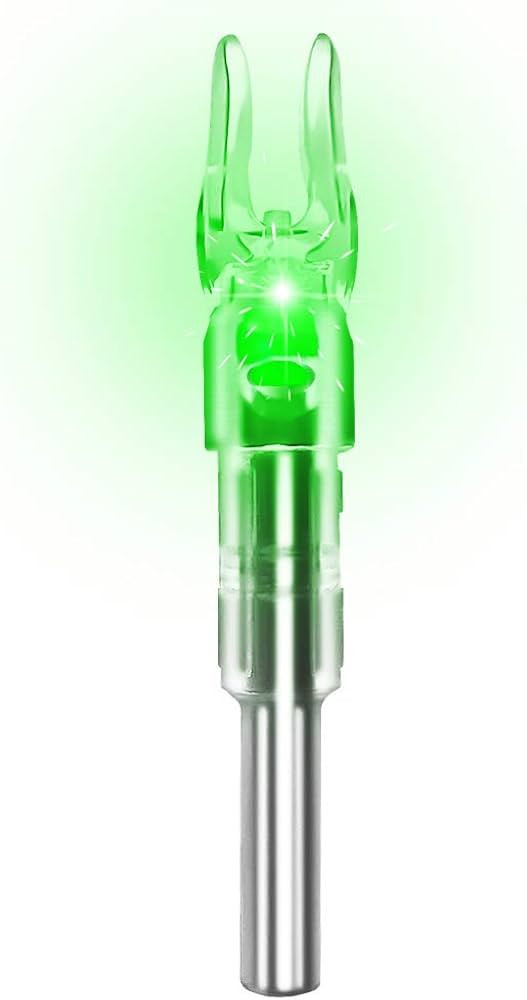 XHYCKJ 6PCS S Led Lighted Nocks for Arrows with .244"/6.2mm Inside Diameter,Screwdriver Included | Amazon (US)