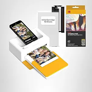 KODAK Dock Plus 4PASS Instant Photo Printer, 4x6” Portable Picture Printer, Bluetooth & Dock 2-... | Amazon (US)
