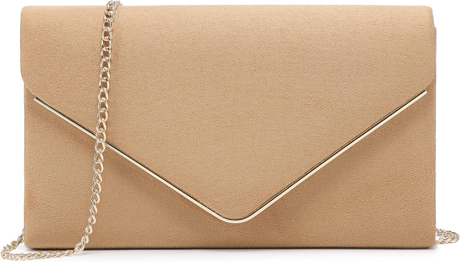 Dasein Women Faux Suede Evening Clutch Bags Formal Party Clutches Wedding Purses Cocktail Prom Cl... | Amazon (US)