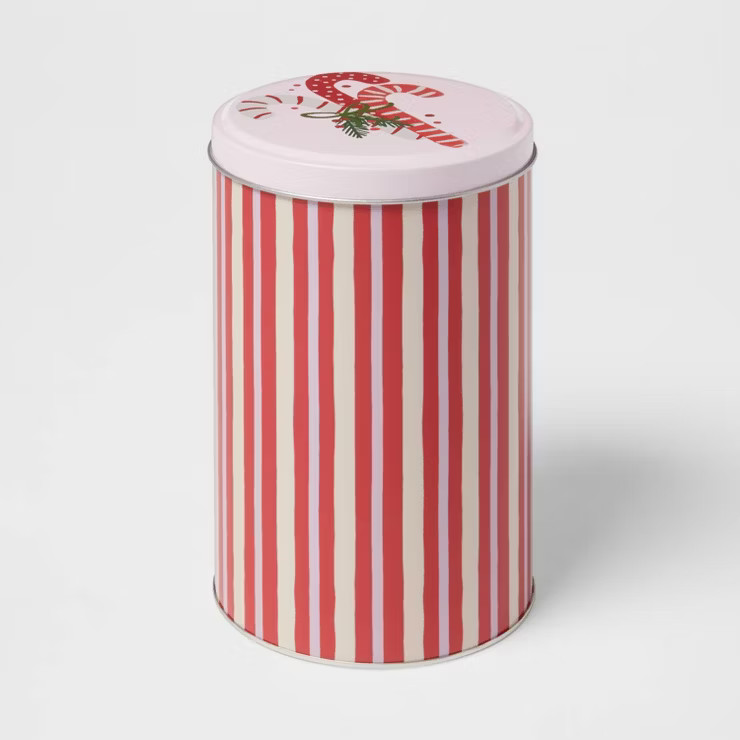 Tall Candy Cane Tin - Wondershop™ | Target