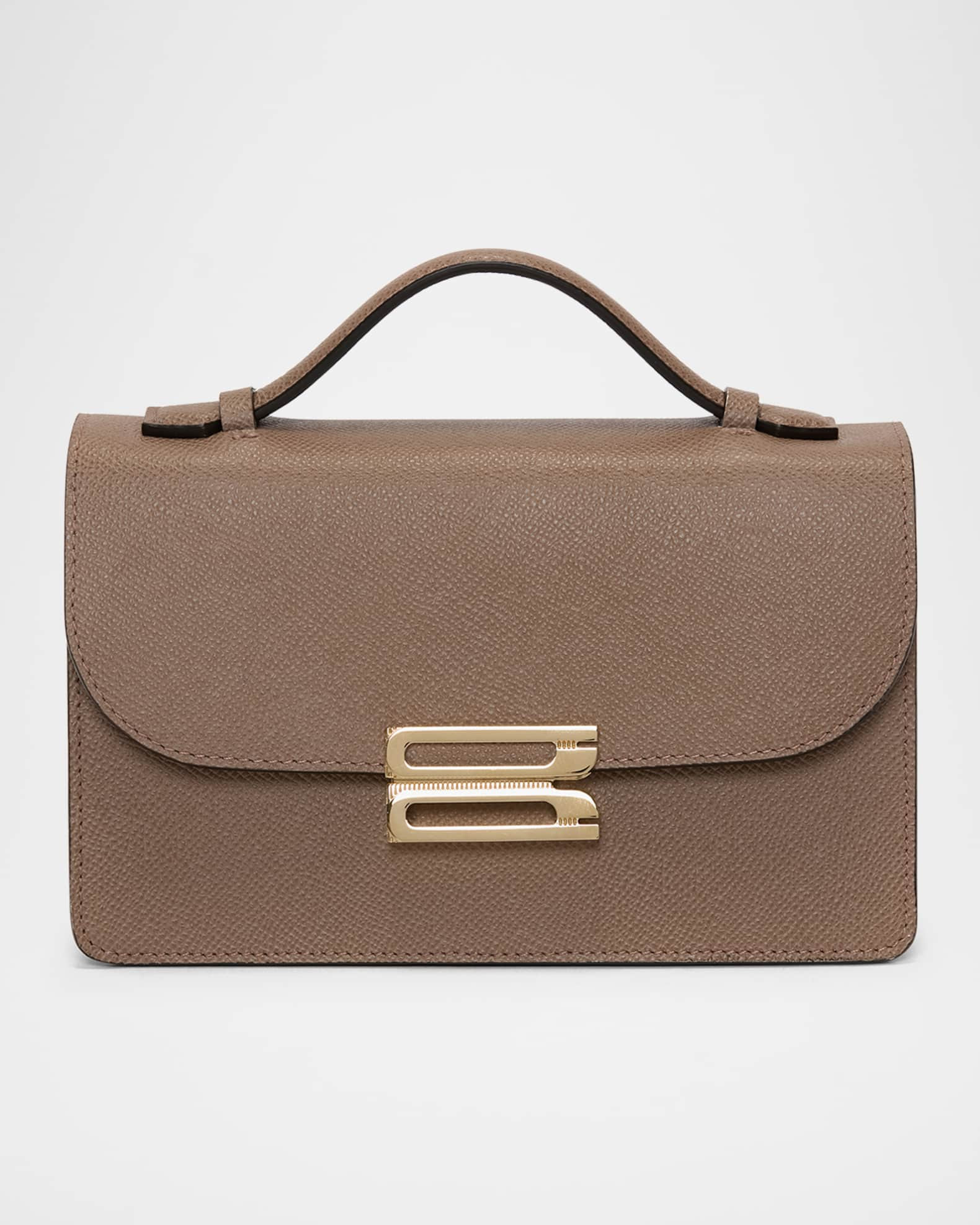 Victoria Beckham Mini Buckle Leather Shoulder Bag | Neiman Marcus