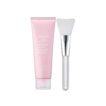 mixsoon Collagen Glass Skin Mask - Hydrating and Firming Collagen Wrapping Peel Off Mask, Low Mol... | Amazon (US)