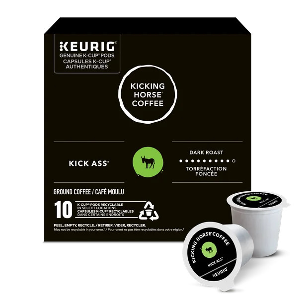 Kicking Horse Kick Ass, Dark Roast, K-Cup Coffee Pods, 10 pods | Walmart (CA)