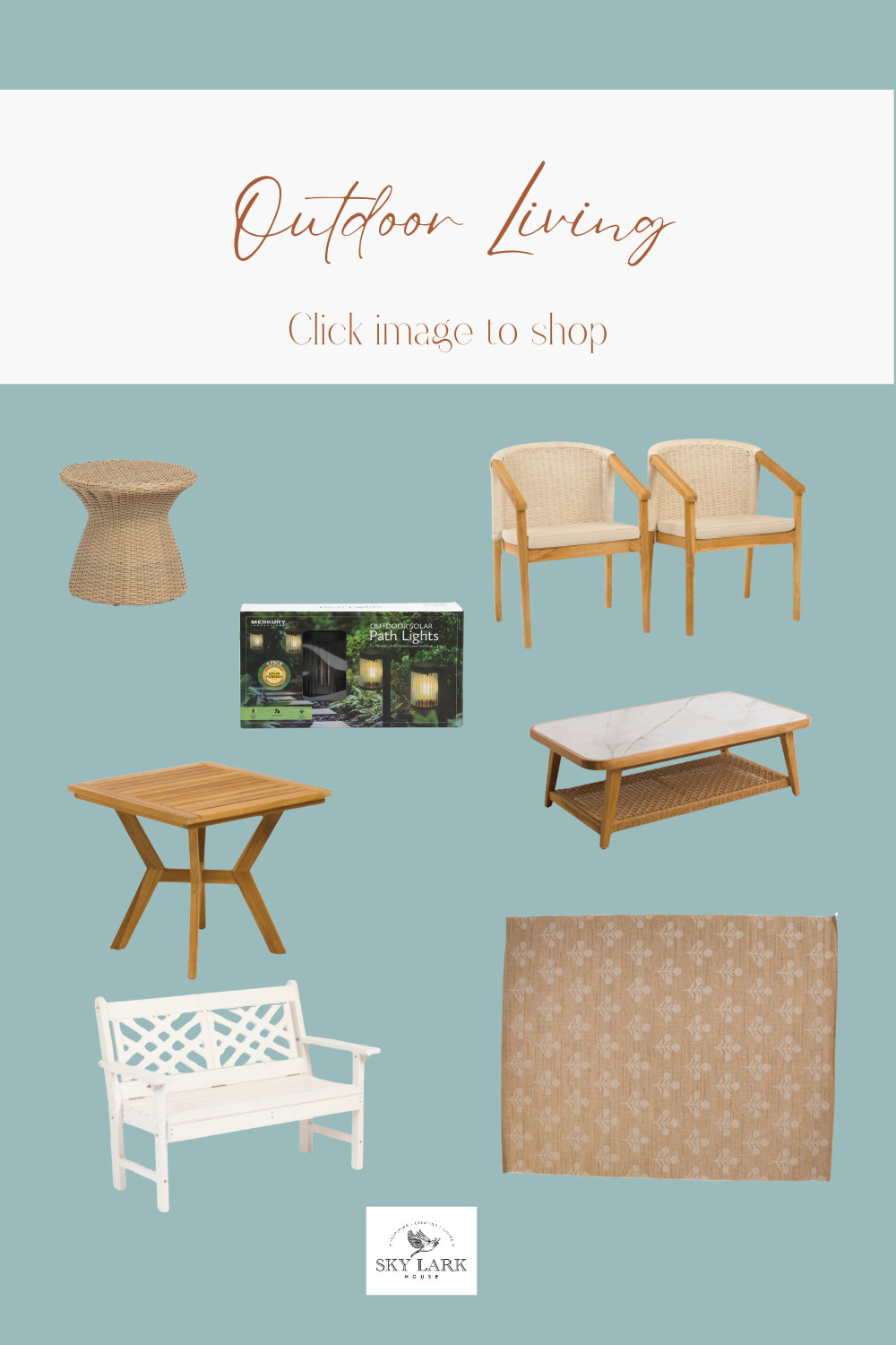 With warmer weather arriving, it's always nice to spend more time outdoors.  Here is some outdoor furniture from TJ Maxx at a great price point. It will sell out, so act fast! 

 

#LTKSeasonal #LTKHome
