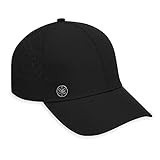 Gaiam Women's Baseball Cap - Classic Womens Ball Cap with Breathable Sol Design to Keep Cool in Summer, Cute Baseball Caps for Women with Ponytail Holder & Premade Bill for Built-In SPF, Black | Amazon (US)