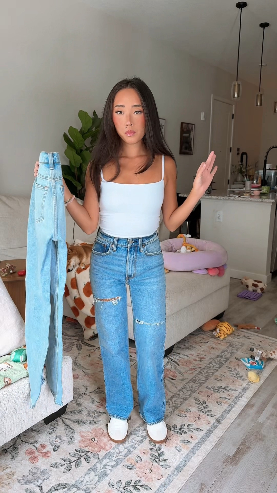 ABERCROMBIE VIRAL DENIM SALE! 
30-50% off denim
20% off everything else
Stackable code: SUITEAF for an additional 15% off. 

Styles Mentioned:
- Low Rise Baggy
- Ultra High Rise Straight 
- High Rise 90’s Relaxed
- High Rise Loose
- Ultra High Rise Ankle Straight 

Size Reference:
Wearing 23 (000) X-Short - yes extra short for my petite girlies! I’m only 5’0! 

Abercrombie, Abercrombie Sale, Abercrombie Denim, Denim, Back to school, Fall, Fall Haul, Fall Shopping, Jeans for Petite Girls, Jeans for short girls  

#LTKautumn #LTKPetite #LTKSaleAlert