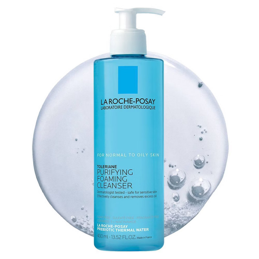 La Roche Posay Purifying Foaming Face Wash, Toleriane Purifying Facial Cleanser for Oily Skin with N | Target