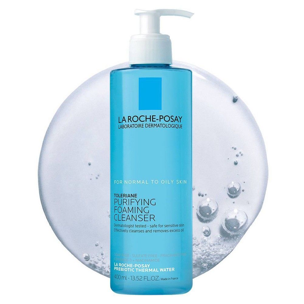 La Roche-Posay Purifying Foaming Face Wash, Toleriane Purifying Facial Cleanser for Oily Skin with N | Target