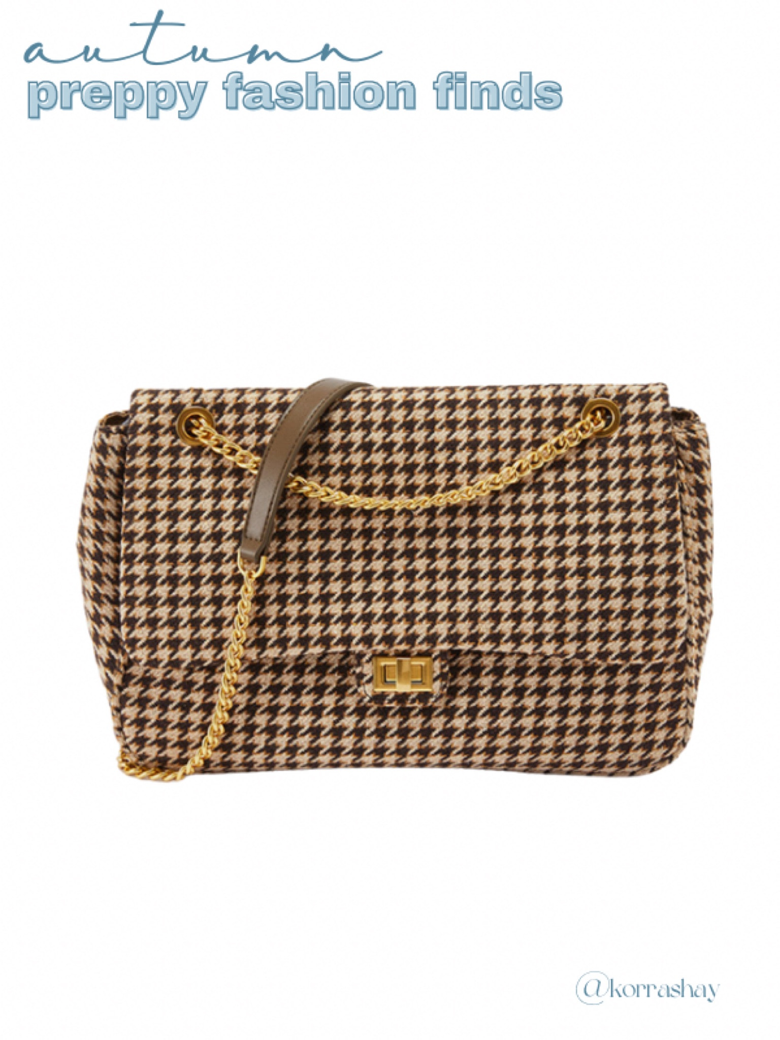 Preppy fall fashion finds!
Houndstooth crossbody bag

🏷
Preppy fall fashion, preppy fall outfits, fall fashion finds, fall fashion ideas, thanksgiving outfit ideas, preppy fashion Inspo 

#LTKHoliday #LTKSeasonal #LTKfit