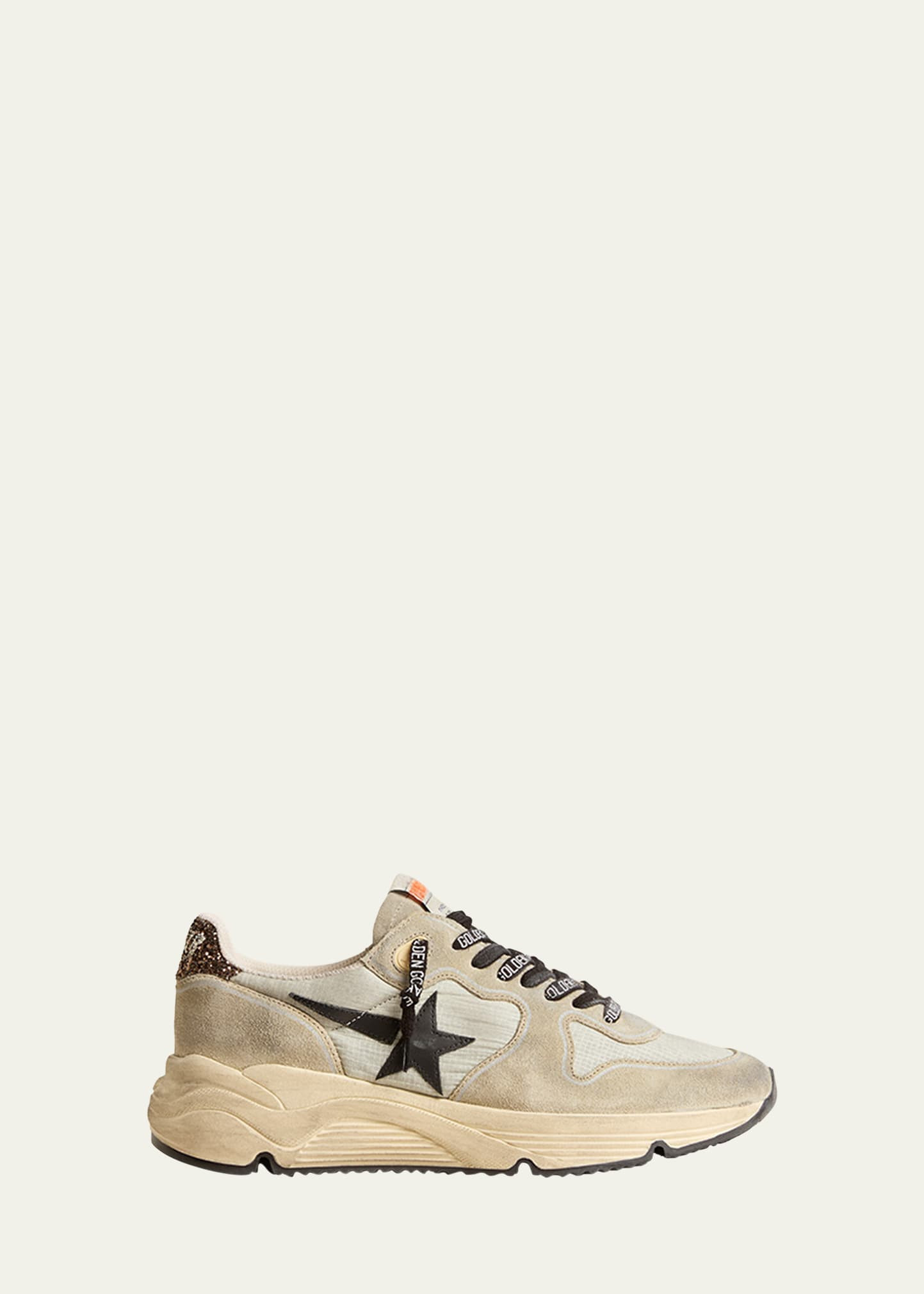 Golden Goose Running Sole Mixed Leather Sneakers | Bergdorf Goodman
