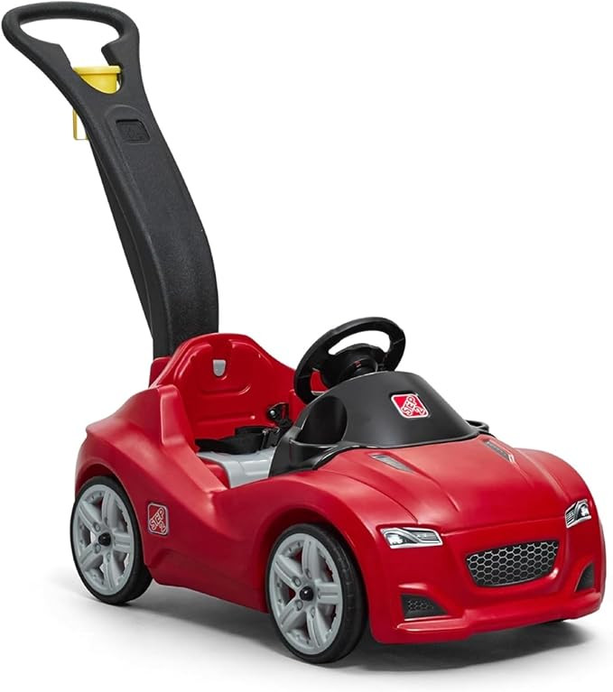 Step2 Whisper Ride Cruiser Kids Push Car, Ride On Toy, Stroller Substitute, Includes Seat Belt & ... | Amazon (US)