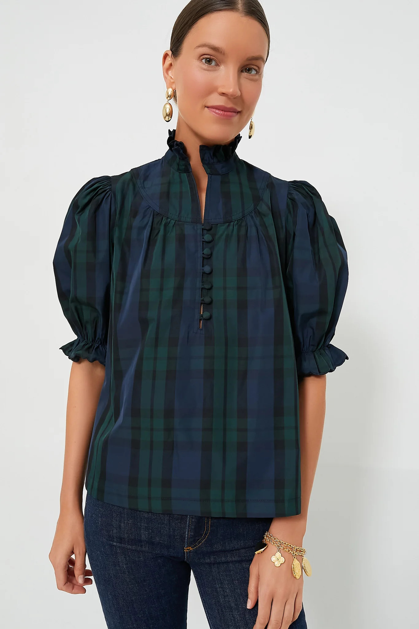 Blackwatch Selena Blouse | Tuckernuck (US)