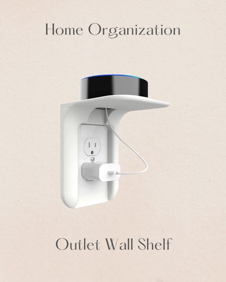 Home organization - outlet wall shelf



#LTKhome