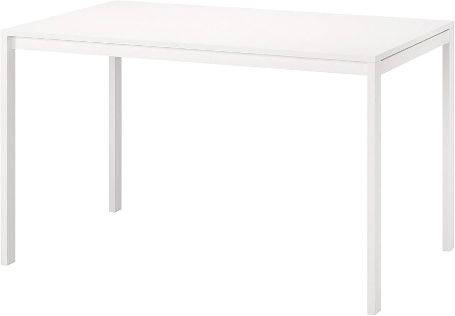 IKEA MELLTORP Table, 125x75 cm, White | Amazon (US)