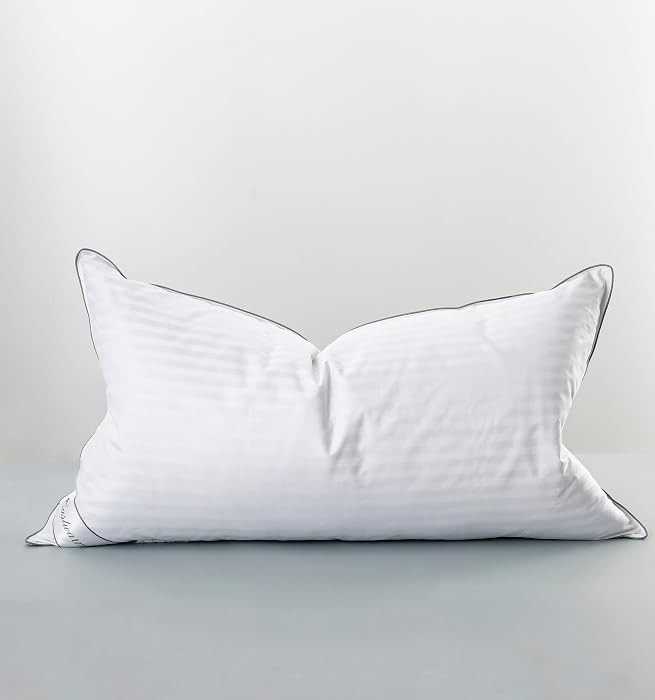 Almohada de Plum\u00f3n de Ganso para Dormir, Funda de Algod\u00f3n 100% King (20X36 Pulgadas) Al... | Amazon (US)