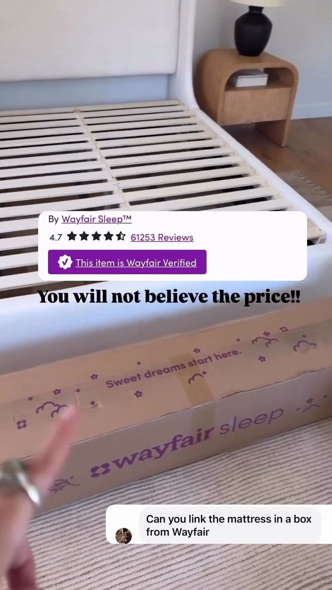 A queen is $203, king size $225.99, twin XL is $166, twin is $156, and full size is $178! 

#LTKSaleAlert #LTKHome