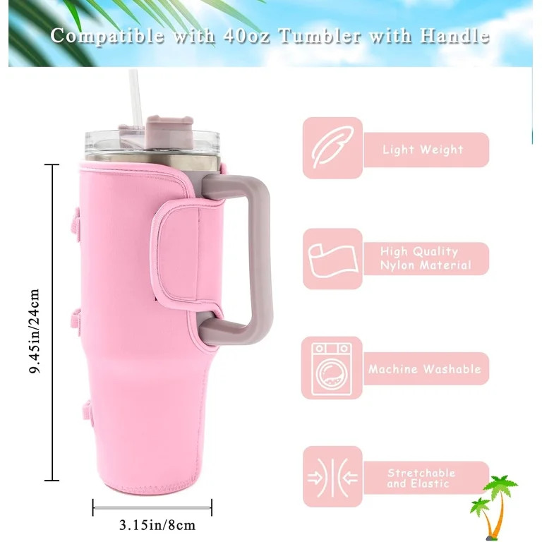 2Pcs Bogg Bag Cup Holder for Stanley Bogg Bag Drink Holder Attachment 40OZ Water Bottle Cup Holde... | Walmart (US)