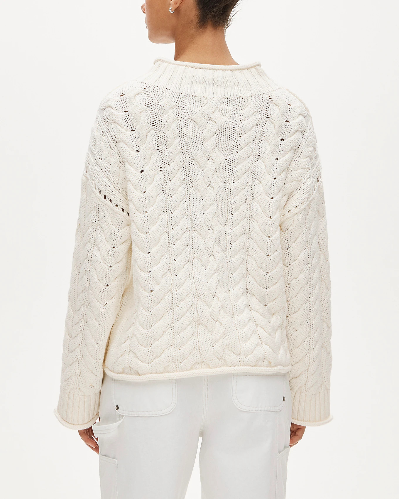 2025 Rollneck\u2122 cable-knit sweater | J. Crew US