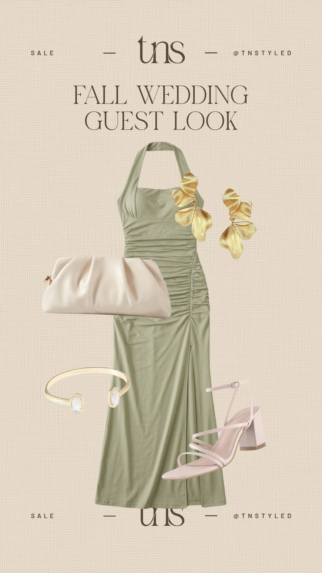Fall wedding guest look! Dress, jewelry, heels and clutch to complete your elegant look. #fallwedding #amazonfashion 

 #LTKgrwm #LTKootd #LTKSeasonal