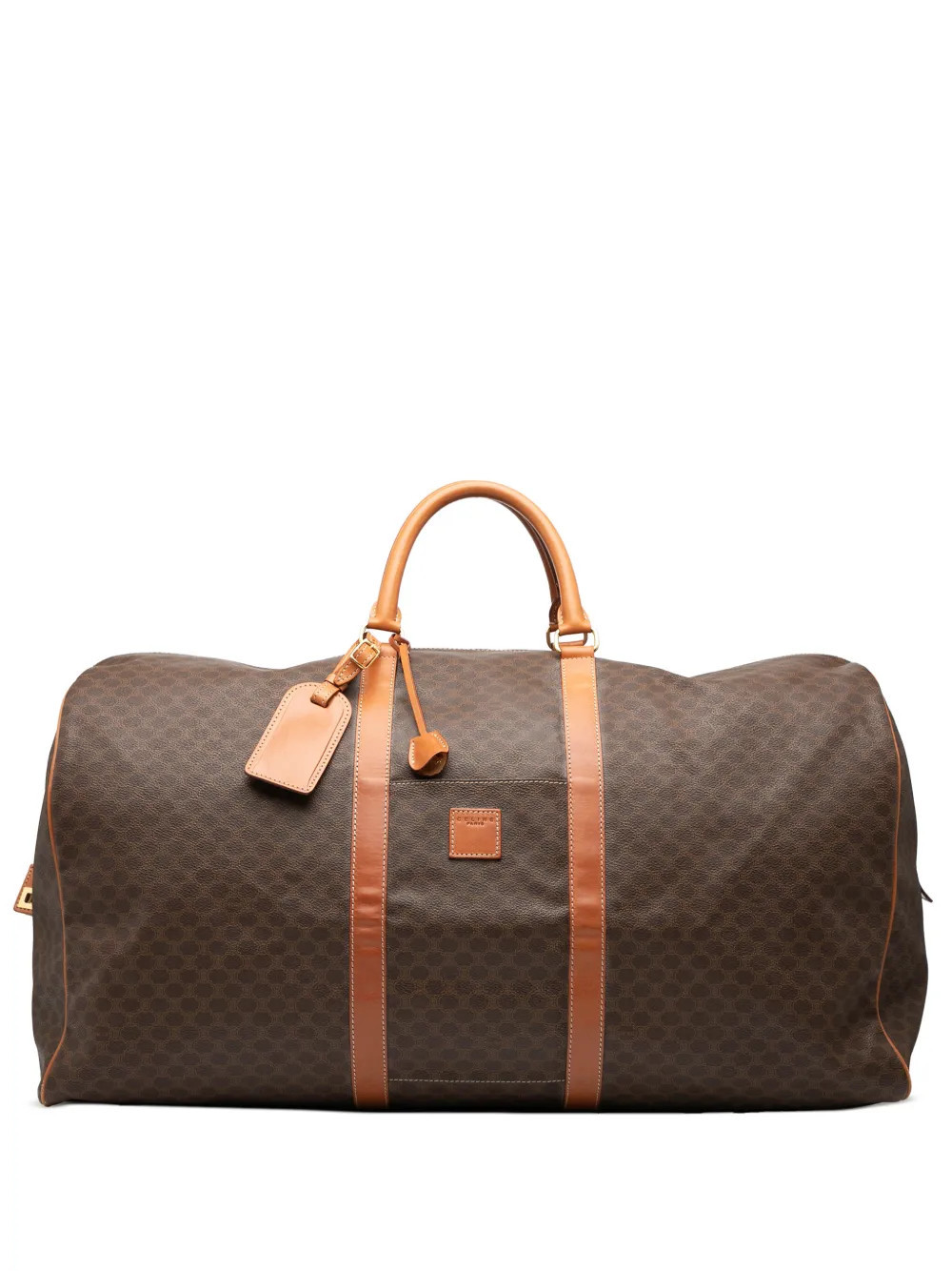 Celine Pre-Owned 1998 Macadam Coated Canvas travel bag - Brown | Farfetch Global