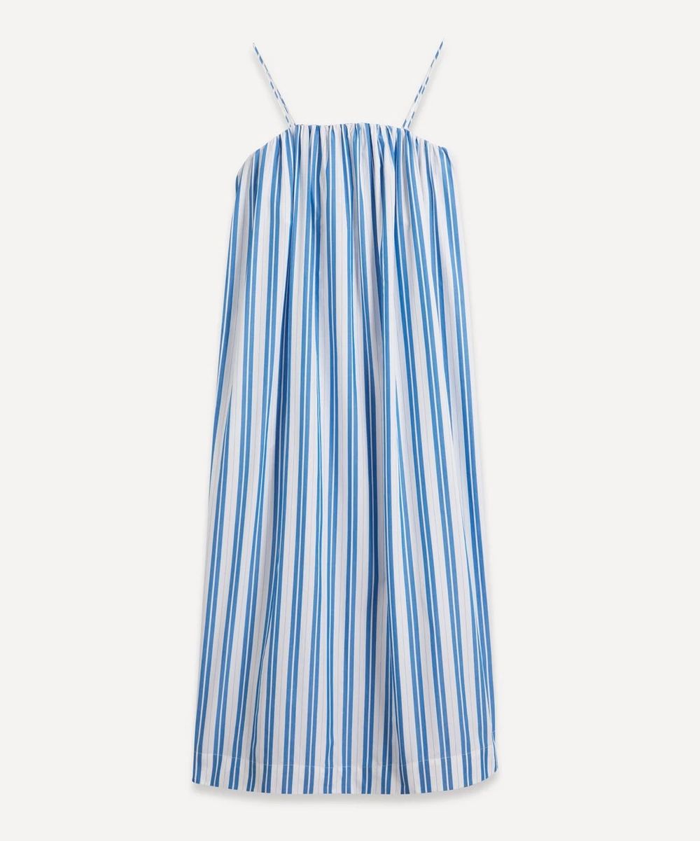 Strappy Stripe Organic Cotton Dress | Liberty London (UK)