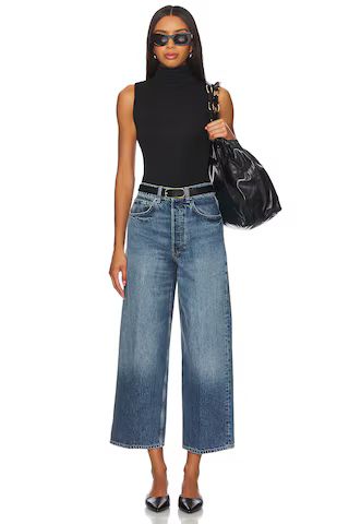 ANINE BING Rick Wide Leg in Deep Alto Blue from Revolve.com | Revolve Clothing (Global)