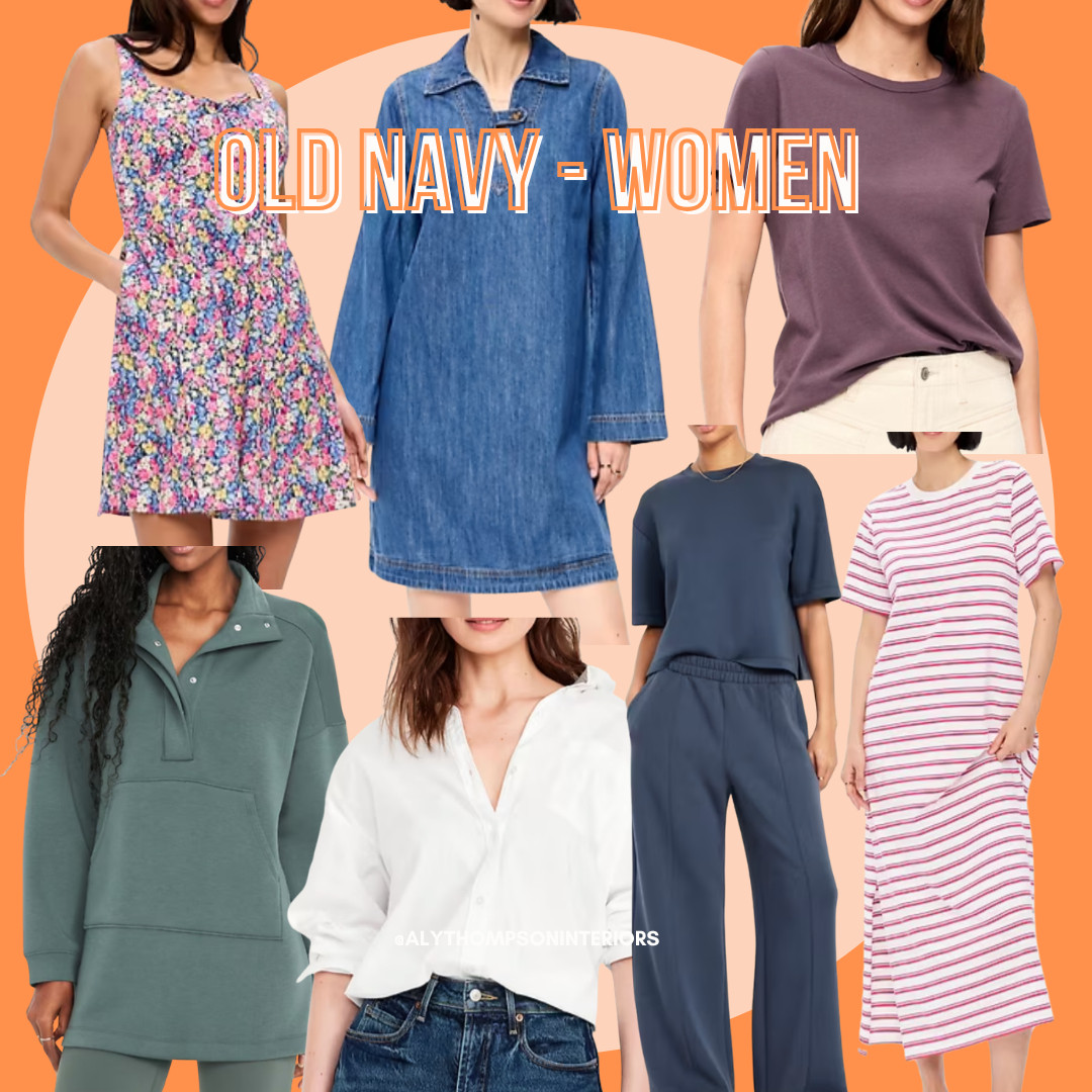 Old Navy | Clothing Haul | Women's Clothing | Easter Dresses | Dresses | Activewear | Sweatpants | Summer Clothing | Mom Style 

 #LTKootd #LTKMidsize #LTKTall
