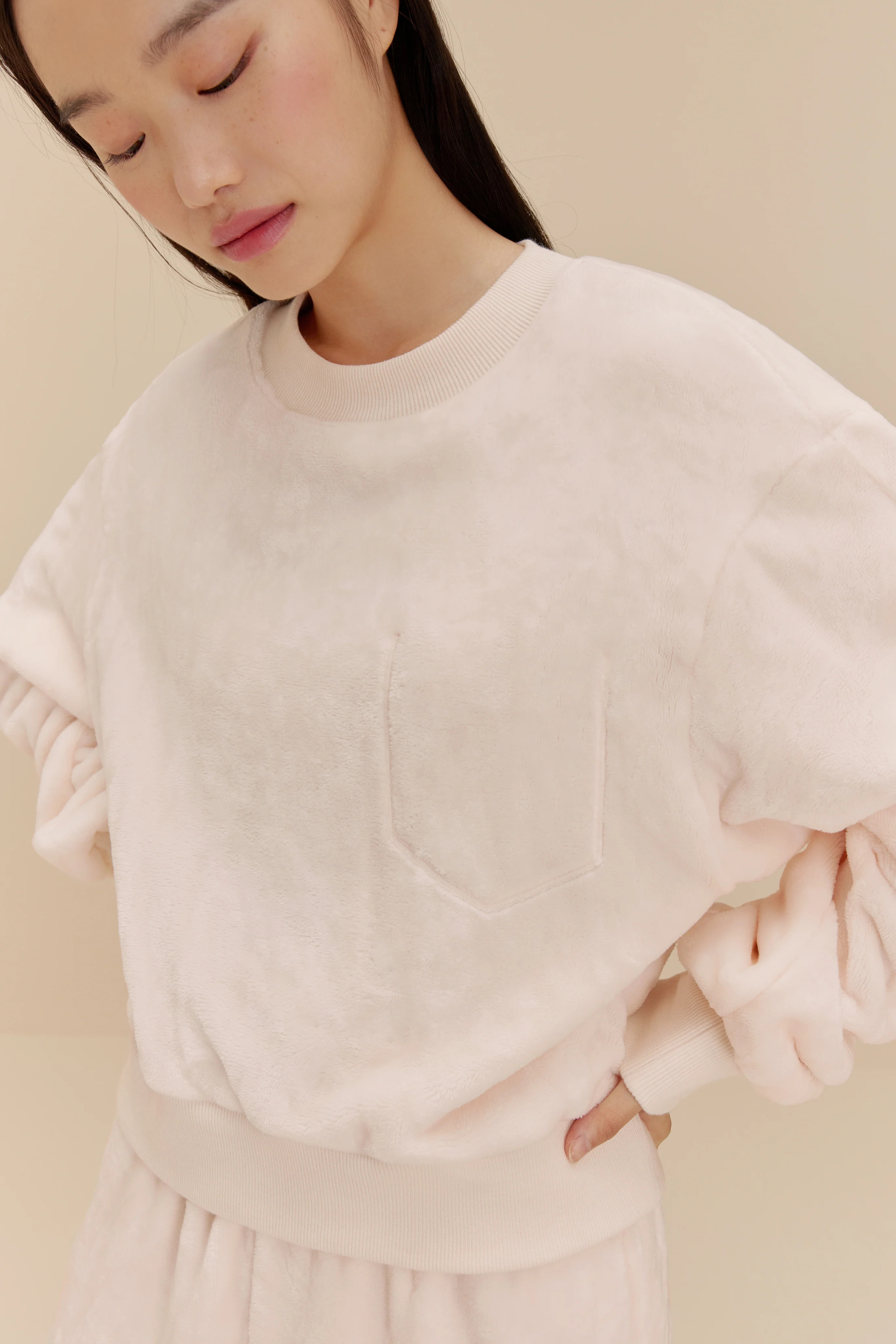 Classic Cozy Fleece Pajama Top | NEIWAI