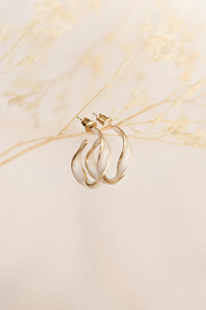 Clementine Earrings - White | Petal & Pup (US)